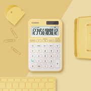 Foto de Calculadora De Escritorio Casio Ms-20Yc-Ly 12 Digitos Amarillo 