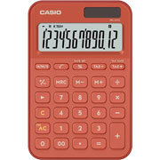 Foto de Calculadora De Escritorio Casio Ms-20Yc-Rd 12 Digitos Rojo 