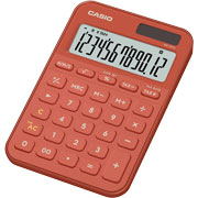 Foto de Calculadora De Escritorio Casio Ms-20Yc-Rd 12 Digitos Rojo 