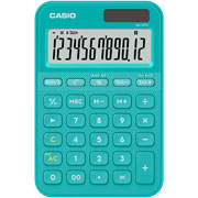 Foto de Calculadora De Escritorio Casio Ms-20Yc-Tu 12 Digitos Turquesa 