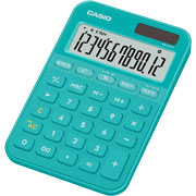 Foto de Calculadora De Escritorio Casio Ms-20Yc-Tu 12 Digitos Turquesa 