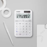 Foto de Calculadora De Escritorio Casio Ms-20Yc-We 12 Digitos Blanco 