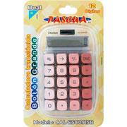 Foto de Calculadora Pascua CAL-ESCO915B 12 Digitos Transparente 