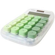 Foto de Calculadora Pascua CAL-ESCO915B 12 Digitos Transparente 