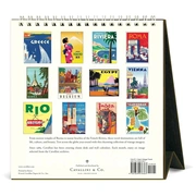 Foto de Calendario de Escritorio Cavallini 15x16.5 cm Vintage Travel 2027 