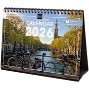 Foto de Calendario De Escritorio Finocam Amsterdam 21X15Cm 26 