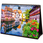 Foto de Calendario de Escritorio Finocam Charming 2025 21x15.5 cm 