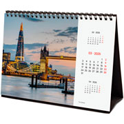 Foto de Calendario de Escritorio Finocam London 2025 21x15.5 cm 