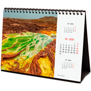 Foto de Calendario de Escritorio Finocam Nature 2025 21x15.5 cm 