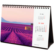 Foto de Calendario de Escritorio Finocam Traveling 2025 21x15.5 cm 