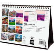 Foto de Calendario de Escritorio Finocam Traveling 2025 21x15.5 cm 