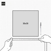 Foto de Calendario de Pared Finocam Design Escribir 30x30 cm 2027 