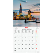 Foto de Calendario de Pared Finocam London 2025 18x19 cm 