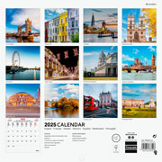 Foto de Calendario de Pared Finocam London 2025 18x19 cm 