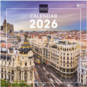 Foto de Calendario De Pared Finocam Madrid 30X30Cm 26 