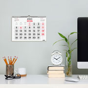 Foto de Calendario De Pared Finocam Num G 30X22Cm 26 