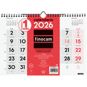 Foto de Calendario De Pared Finocam Num G 30X22Cm 26 