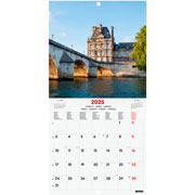 Foto de Calendario de Pared Finocam Paris 2025 18x19 cm 