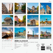 Foto de Calendario de Pared Finocam Paris 2025 30x31 cm 