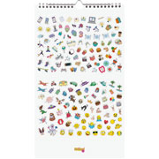 Foto de Calendario De Pared Finocam Talkual B21X36Cm 26 