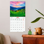 Foto de Calendario de Pared Finocam Traveling 2025 30x31 cm 