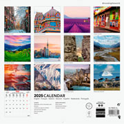 Foto de Calendario de Pared Finocam Traveling 2025 30x31 cm 