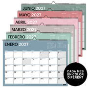 Foto de Calendario de Pared Miquelrius Chromat 29.7 x 21 cm 