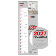 Foto de Calendario de Pared Miquelrius Para Escribir 15.5 x 43 cm 