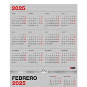 Foto de Calendario Pared Mqr Pared 30x30cm Para Escribir 2025 