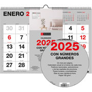 Foto de Calendario Pared Mqr Pared A3 42x30cm Basic 2025 