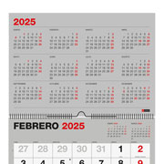 Foto de Calendario Pared Mqr Pared A3 42x30cm Basic 2025 