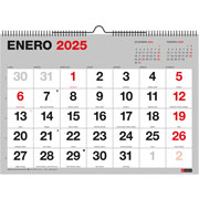 Foto de Calendario Pared Mqr Pared A3 42x30cm Basic 2025 