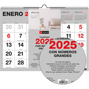 Foto de Calendario Pared Mqr Pared A4 30x21cm 2025 