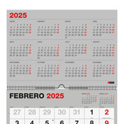 Foto de Calendario Pared Mqr Pared A4 30x21cm 2025 