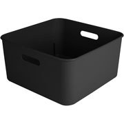 Foto de Canastilla Sencilla Sunware Sigma Cube 12.5L 31.3X31.3X15.7 Negro 