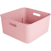 Foto de Canastilla Sencilla Sunware Sigma Cube 12.5L 31.3X31.3X15.7 Rosa 