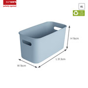 Foto de Canastilla Sencilla Sunware Sigma Cube 6L 16X31.3X16 Azul 