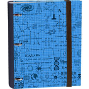 Foto de Carpeta Senfort Maths Tamaño Carta con Argolla 120 Hojas 4 Separadores Azul