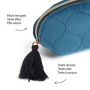 Foto de Cartera Miquelrius Mr37273 Medialuna Azul 