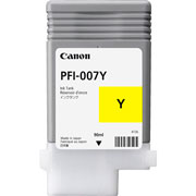 Foto de Cartucho para plotter Canon PFI-007Y para modelos imagePROGRAF iPF670E amarillo