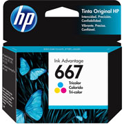Foto de Cartucho De Tinta Hp 667 Tricolor Original (3Ym78Al) 