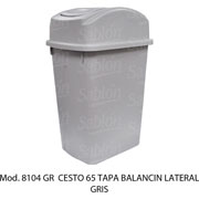 Foto de CESTO CON CAPACIDAD DE 65 LITROS / 17.19 GALONES CON BALANCÍN 