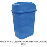 Foto de CESTO CON CAPACIDAD DE 65 LITROS / 17.19 GALONES CON BALANCÍN 