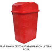 Foto de CESTO CON CAPACIDAD DE 65 LITROS / 17.19 GALONES CON BALANCÍN 