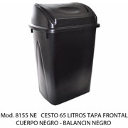 Foto de CESTO CON CAPACIDAD DE 65 LITROS / 17.19 GALONES CON BALANCÍN 
