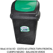 Foto de CESTO CON CAPACIDAD DE 65 LITROS / 17.19 GALONES CON BALANCÍN 