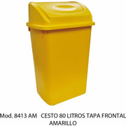 Foto de CESTO CON CAPACIDAD DE 80 LITROS / 21.16 GALONES CON BALANCÍN 