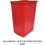 Foto de CESTO CON CAPACIDAD DE 80 LITROS / 21.16 GALONES SIN TAPA 