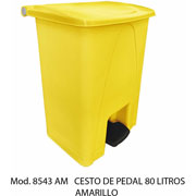 Foto de CESTO CON PEDAL CON CAPACIDAD DE 80 LITROS / 21.16 GALONES 