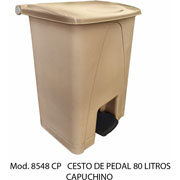 Foto de CESTO CON PEDAL CON CAPACIDAD DE 80 LITROS / 21.16 GALONES 